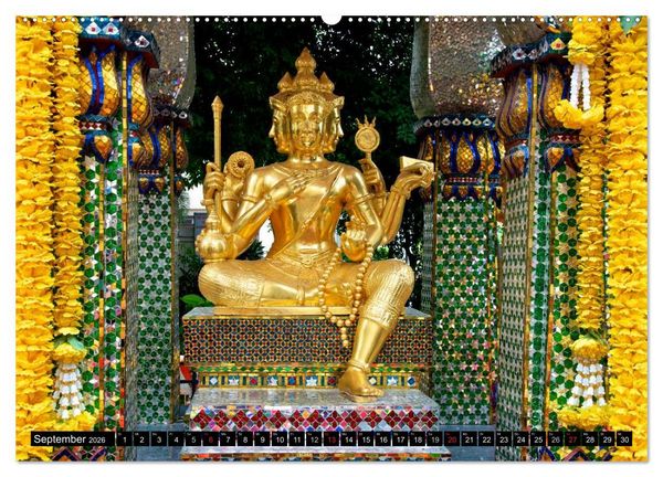 Produktbild: Thailand - Ein bezauberndes K&ouml;nigreich (Wandkalender 2026 DIN A2 quer), CALVENDO Monatskalender
