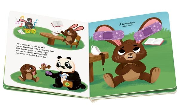 Produktbild: Play+ Mein lustiges Spielbuch Pflaster her, sagt Doktor B&auml;r - ab 2 Jahre