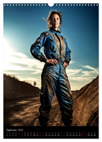 Produktbild: Dirt Race Girls (Wandkalender 2026 DIN A3 hoch), CALVENDO Monatskalender