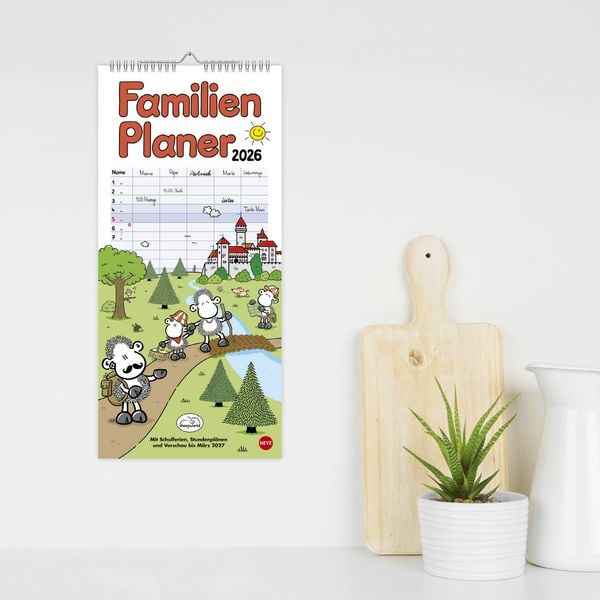 Produktbild: sheepworld Familienplaner 2026