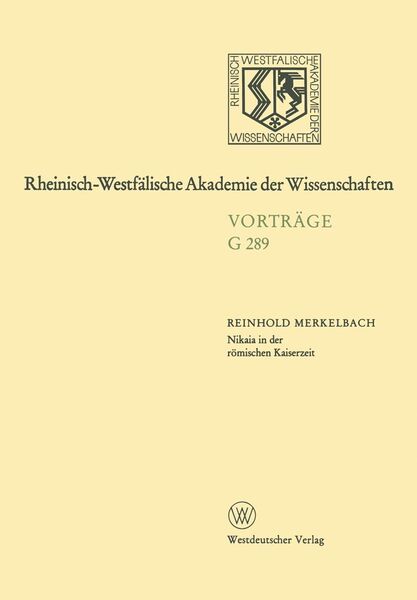 Produktbild: Nikaia in der r&ouml;mischen Kaiserzeit