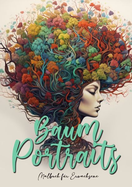 Produktbild: Baum Portraits Malbuch f&uuml;r Erwachsene