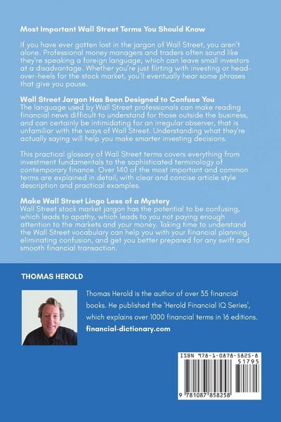 Produktbild: Wall Street Terms - Financial Education Is Your Best Investment