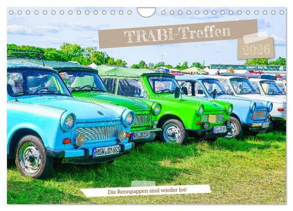 Produktbild: Trabi-Treffen (Wandkalender 2026 DIN A4 quer), CALVENDO Monatskalender