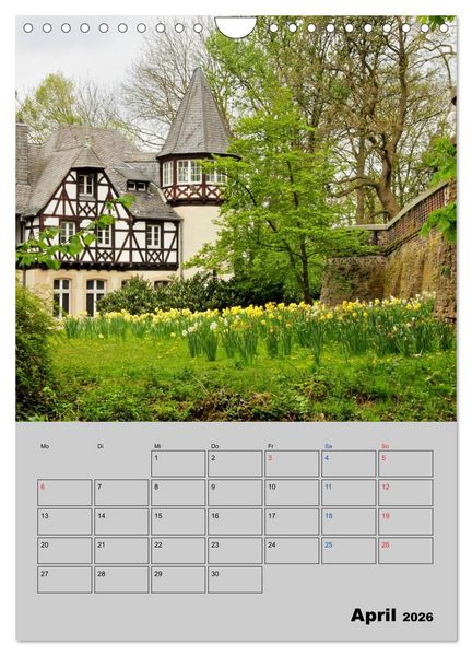 Produktbild: D&uuml;sseldorfer Burgen und Schl&ouml;sser (Wandkalender 2026 DIN A4 hoch), CALVENDO Monatskalender