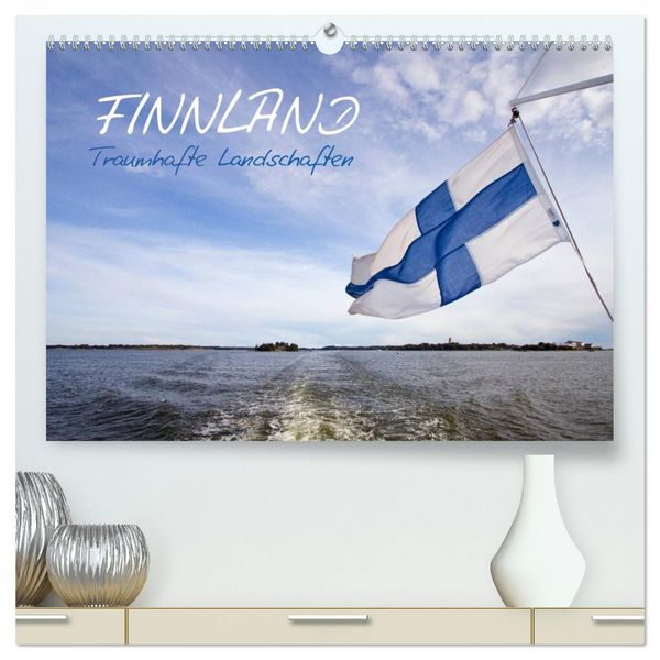 Produktbild: FINNLAND &ndash; Traumhafte Landschaften (CH - Version) (hochwertiger Premium Wandkalender 2026 DIN A2 quer), Kunstdruck in Hochglanz