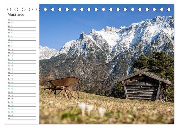 Produktbild: Faszination Alpen (Tischkalender 2026 DIN A5 quer), CALVENDO Monatskalender