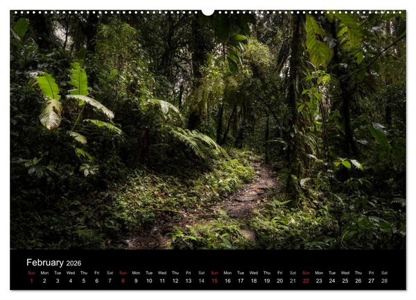 Produktbild: Costa Rica Colours and Light (High Quality Premium Wall Calendar 2026 DIN A2 landscape),CALVENDO 12 Month Wall Calendar