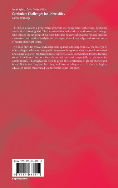 Produktbild: Curriculum Challenges for Universities