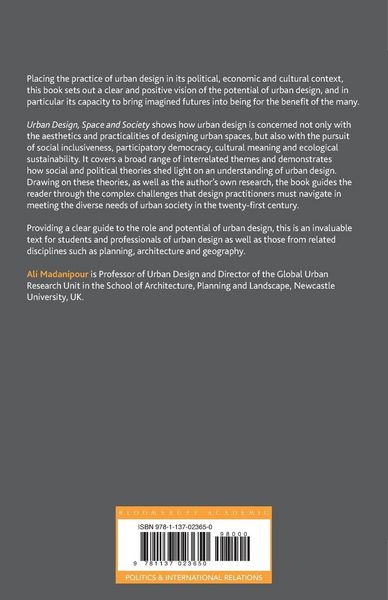 Produktbild: Urban Design, Space and Society