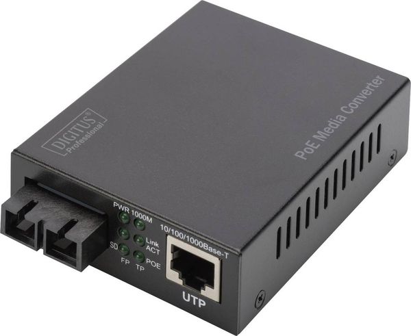 Digitus DN-82150 LAN 10/100/1000MBit/s, SC Duplex Medienkonverter 10 / 100 / 1000MBit/s