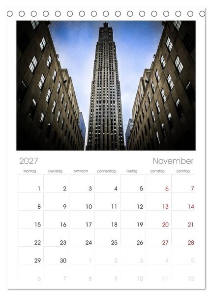 Produktbild: Tischplaner 2027 - New York feeling (A5 Tischkalender zum Aufstellen) CALVENDO