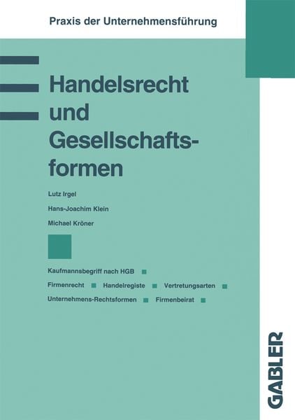 Produktbild: Handelsrecht und Gesellschaftsformen
