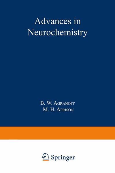 Produktbild: Advances in Neurochemistry