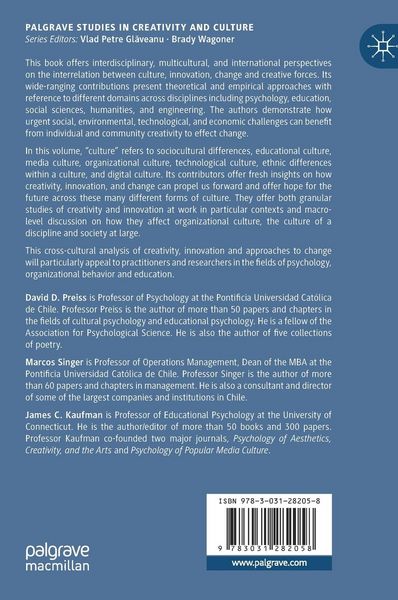 Produktbild: Creativity, Innovation, and Change Across Cultures