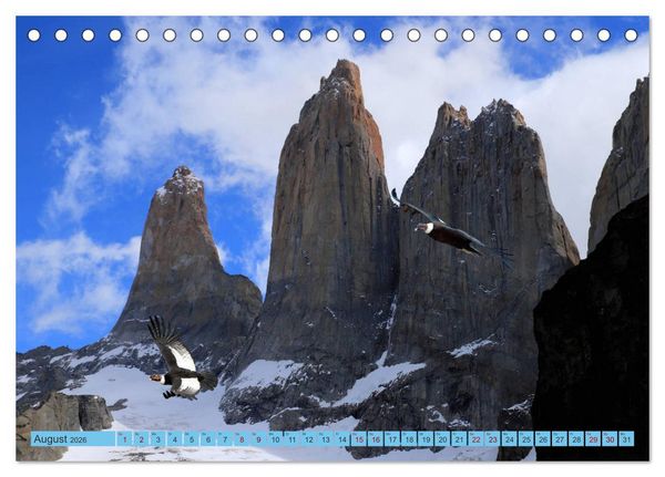 Produktbild: M&auml;rchenwelt Patagonien (Tischkalender 2026 DIN A5 quer), CALVENDO Monatskalender