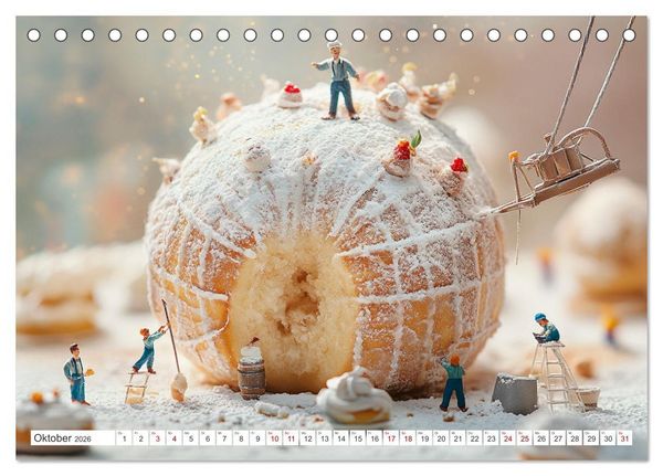Produktbild: Miniatur-Universum: Ein Jahr in kleinen Welten (Tischkalender 2026 DIN A5 quer), CALVENDO Monatskalender