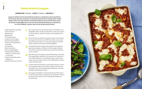 Produktbild: Das geniale Airfryer-Kochbuch: One-Basket-Gerichte