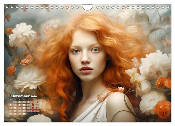 Produktbild: M&auml;rchenhafte Fabelfrauen (Wandkalender 2026 DIN A4 quer), CALVENDO Monatskalender