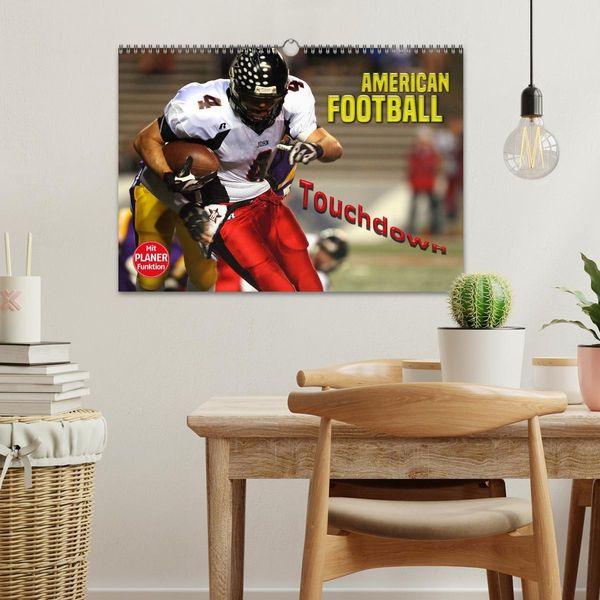 Produktbild: American Football - Touchdown (Wandkalender 2026 DIN A3 quer), CALVENDO Monatskalender
