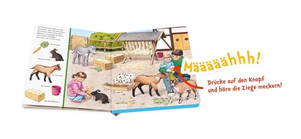 Produktbild: Sachen suchen, Sachen h&ouml;ren: Bei den Tierkindern