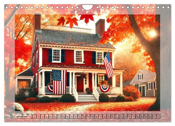 Produktbild: L'esprit am&eacute;ricain - Un hommage aux &Eacute;tats-Unis. (Calendrier mural 2026 DIN A4 vertical), CALVENDO calendrier mensuel