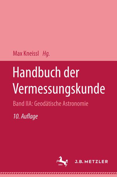 Produktbild: Handbuch der Vermessungskunde