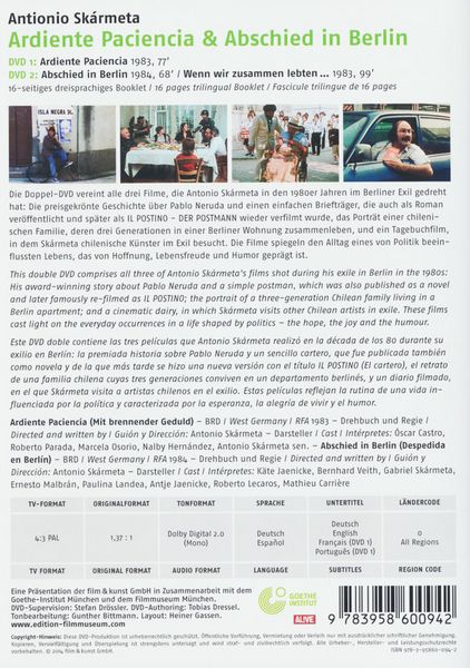 Produktbild: Ardiente Paciencia & Abschied in Berlin [2 DVDs]