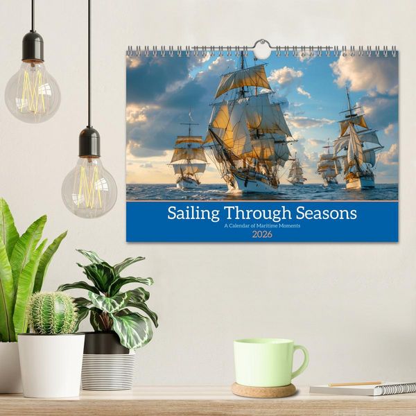 Produktbild: Sailing Through Seasons (Wall Calendar 2026 DIN A4 landscape), CALVENDO 12 Month Wall Calendar
