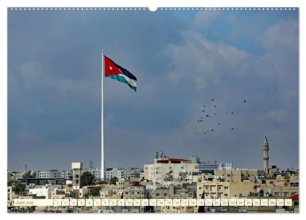 Produktbild: Urlaub in JORDANIEN (Wandkalender 2026 DIN A2 quer), CALVENDO Monatskalender