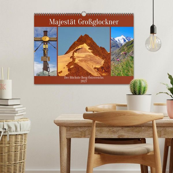 Produktbild: Majest&auml;t Gro&szlig;glockner (Wandkalender 2027 DIN A3 quer), CALVENDO Monatskalender