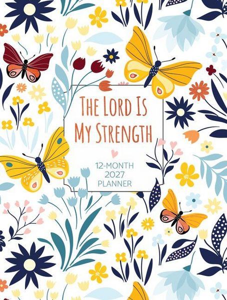 Produktbild: The Lord Is My Strength (2027 Planner) Faux Ziparound