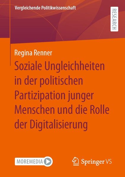 Produktbild: Soziale Ungleichheiten in der politischen Partizipation junger Menschen und die Rolle der Digitalisierung