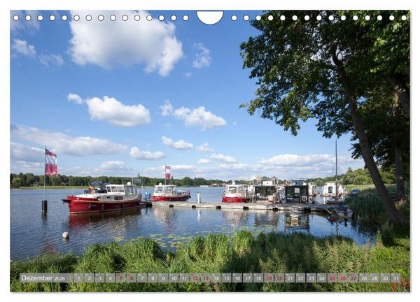 Produktbild: Hausbooturlaub Deutschland - Mecklenburgische Seenplatte (Wandkalender 2026 DIN A4 quer), CALVENDO Monatskalender