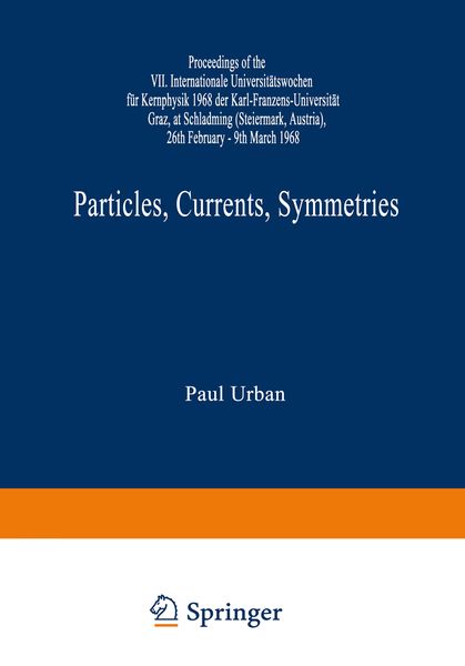 Produktbild: Particles, Currents, Symmetries