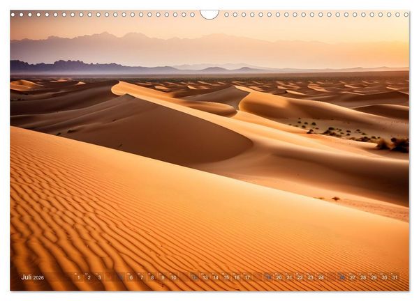 Produktbild: Sandd&uuml;nen In der W&uuml;ste und am Meer (Wandkalender 2026 DIN A3 quer), CALVENDO Monatskalender