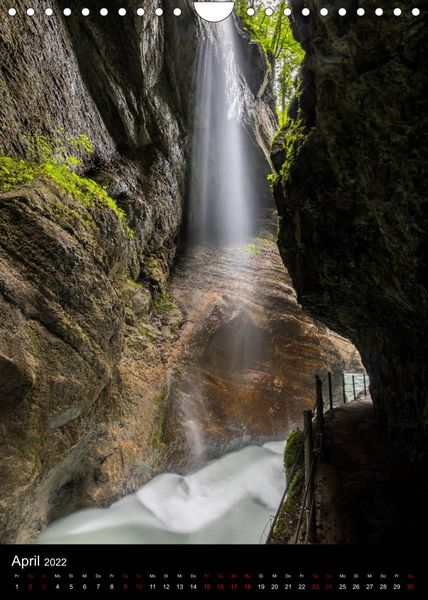 Produktbild: Impressionen aus der Partnachklamm (Wandkalender 2022 DIN A4 hoch)