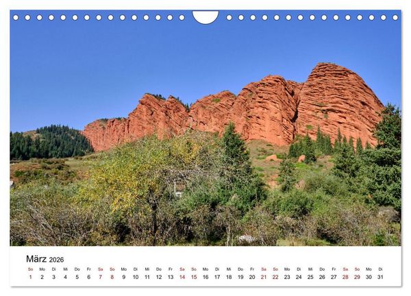 Produktbild: Zentralasien - Entlang der alten Seidenstra&szlig;e (Wandkalender 2026 DIN A4 quer), CALVENDO Monatskalender