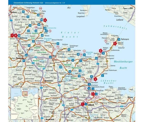 Produktbild: ADAC Reisef&uuml;hrer Ostseek&uuml;ste Schleswig-Holstein