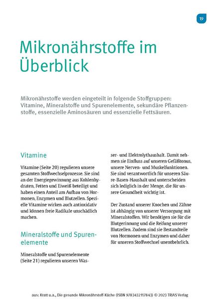 Produktbild: Die gesunde Mikron&auml;hrstoff-K&uuml;che
