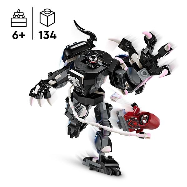 Produktbild: LEGO Marvel 76276 Venom Mech vs. Miles Morales, Superhelden-Spielzeug