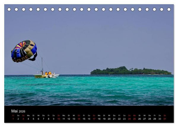 Produktbild: Jamaika Sonne und Strand (Tischkalender 2026 DIN A5 quer), CALVENDO Monatskalender