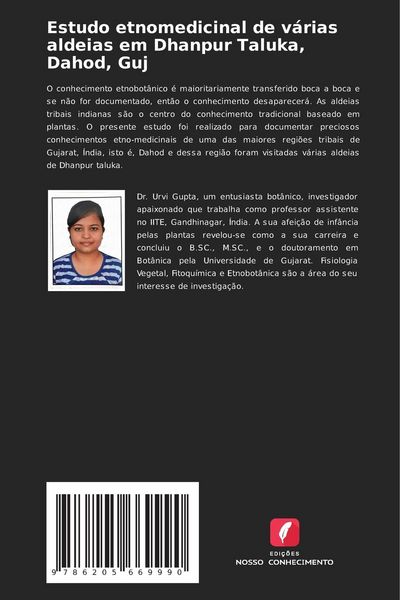Produktbild: Estudo etnomedicinal de v&aacute;rias aldeias em Dhanpur Taluka, Dahod, Guj