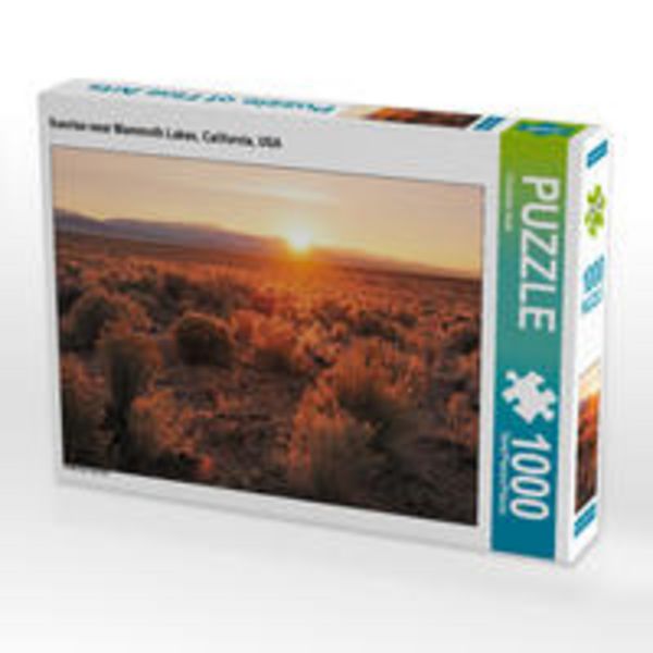 CALVENDO Puzzle Sunrise near Mammoth Lakes, California, USA 1000 Teile Lege-Größe 64 x 48 cm Foto-Puzzle Bild von Christian Heeb