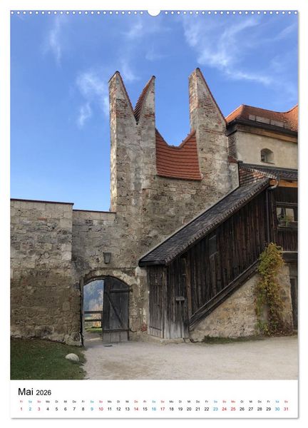 Produktbild: Burghausen, eine historische Stadt im Fokus (hochwertiger Premium Wandkalender 2026 DIN A2 hoch), Kunstdruck in Hochglanz