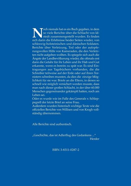 Produktbild: Die Menschen in der Schlacht bei Idstedt