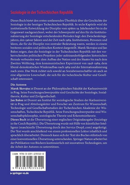 Produktbild: Soziologie in der Tschechischen Republik