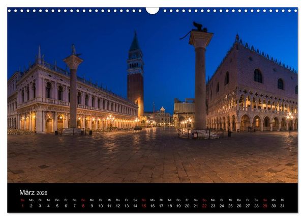 Produktbild: Venedig - Facetten einer Lagunenstadt (Wandkalender 2026 DIN A3 quer), CALVENDO Monatskalender