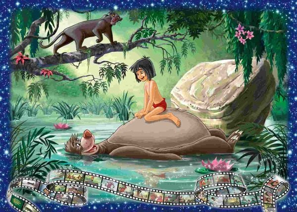 Produktbild: Erwachsenenpuzzle 1000 Teile - Disney Classics - Das Dschungelbuch