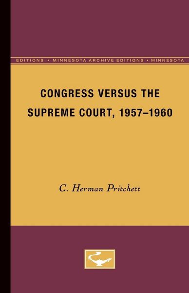Produktbild: Congress Versus the Supreme Court, 1957-1960